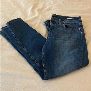 Dark Blue Denim Jeans Banana Republic